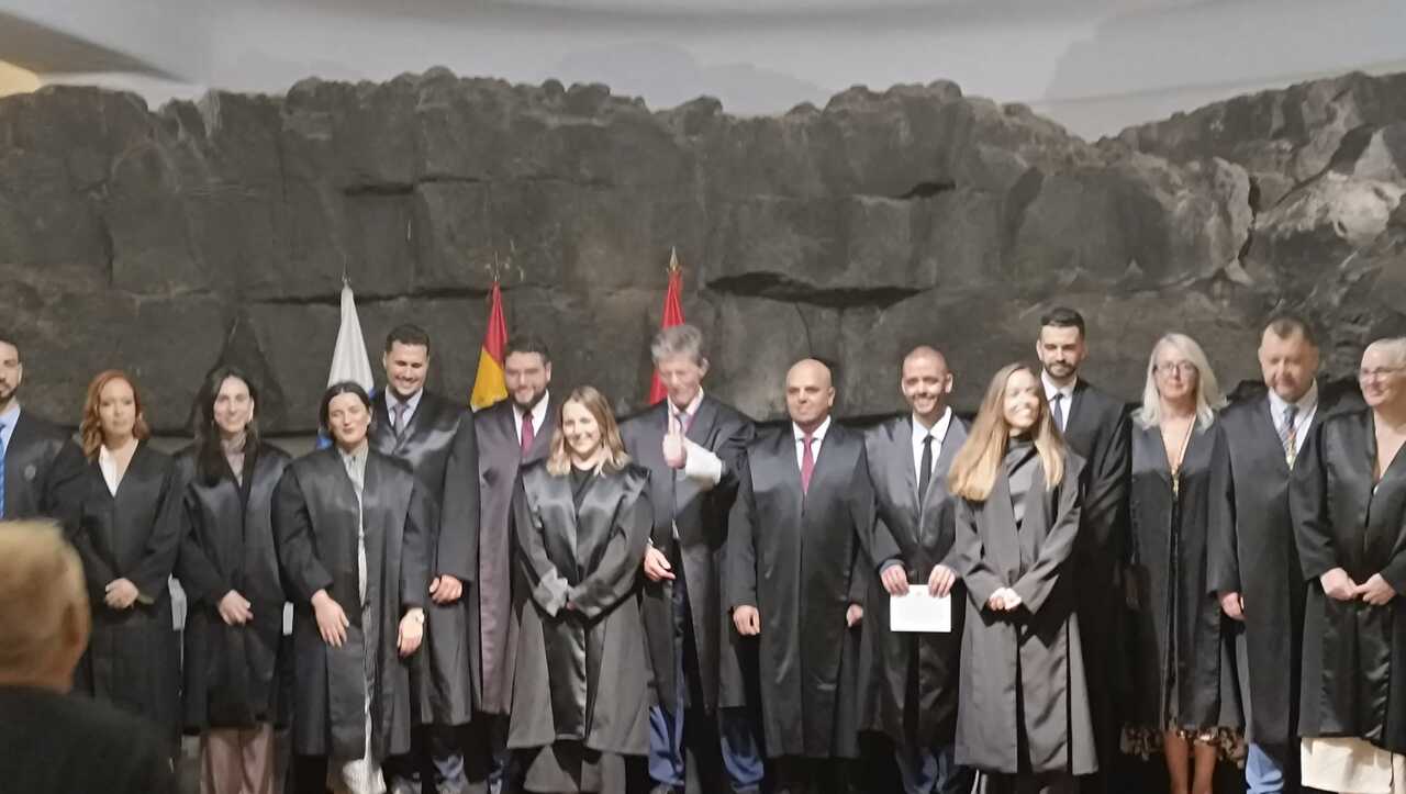 Abogados presentes en el acto