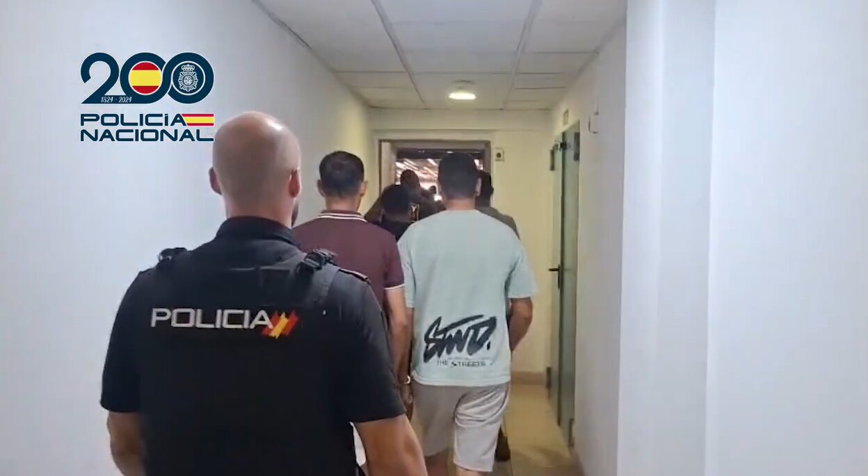 Traslado de los detenidos