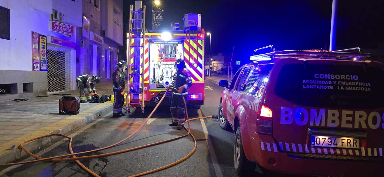 Incendio de vivienda en calle Tenderete 2