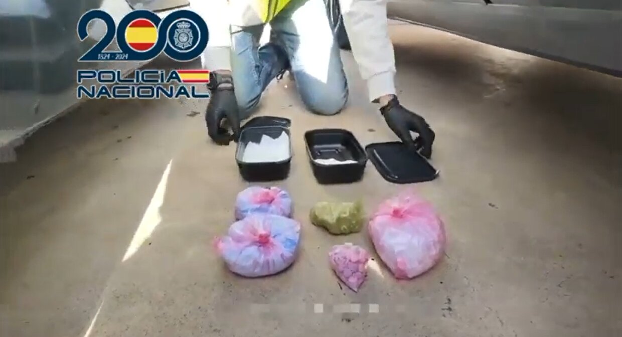 Droga aprehendida en los imanes