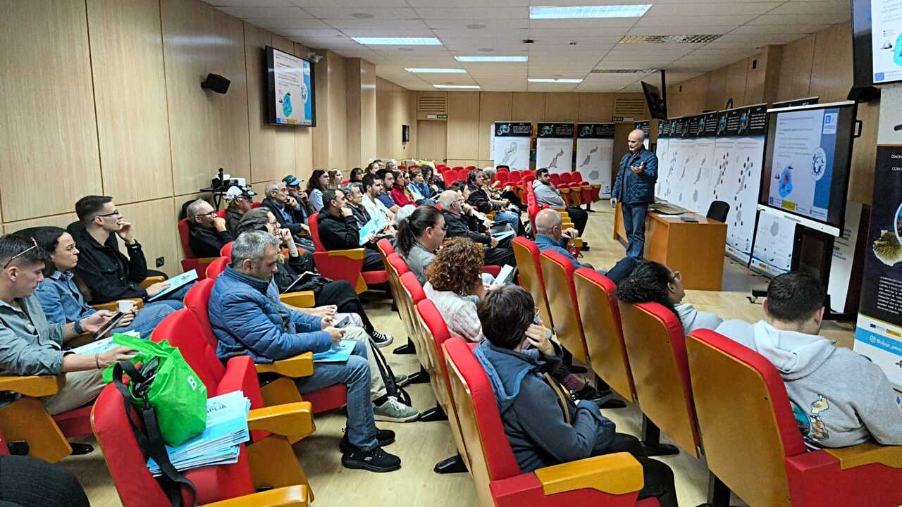 2. Imagen de uno de los momentos del acto de presentación de resultados finales del proyecto AMPLÍA en Gran Canaria