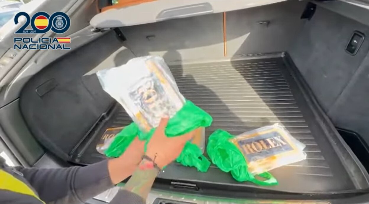Cocaína marca Rolex