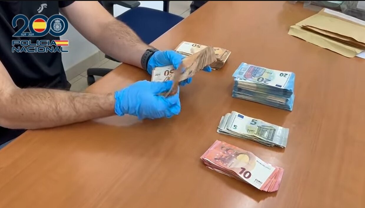 Dinero intervenido