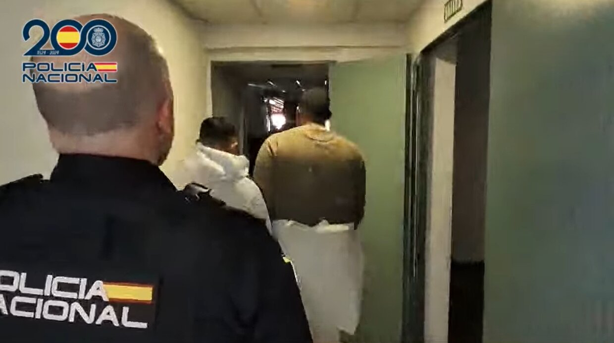 Detenidos en el operativo