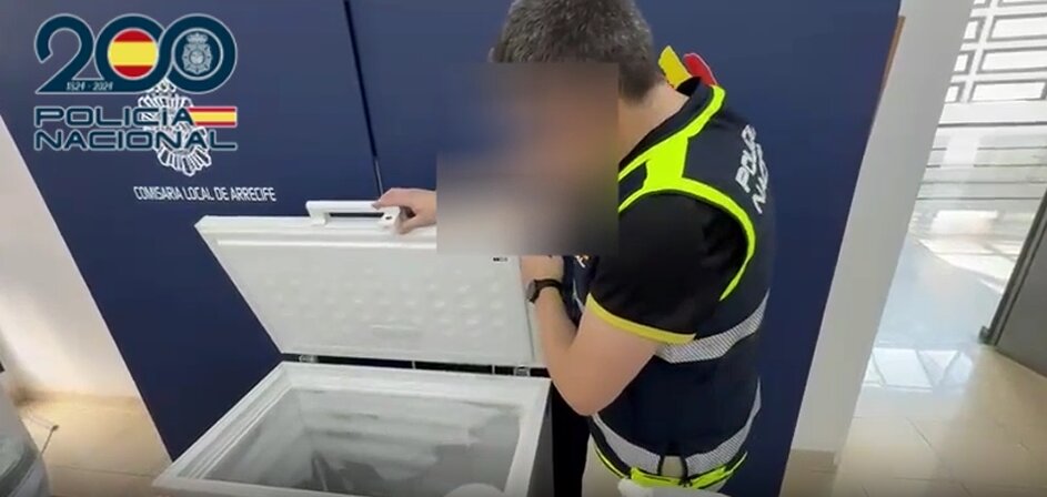 Las anfetaminas estaban en el congelador
