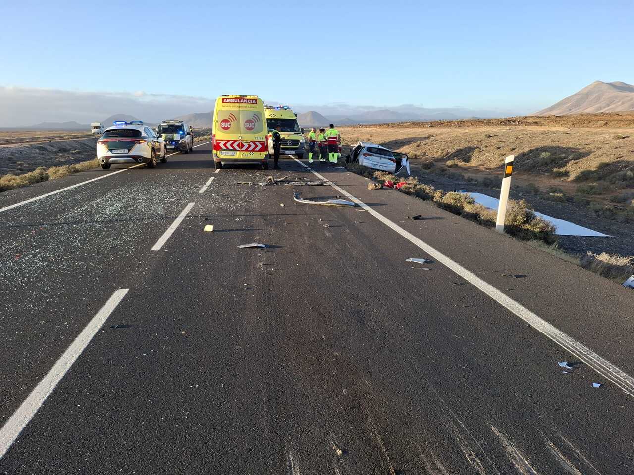 Accidente mortal en Yaiza