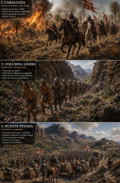 Diferentes columnas castellanas