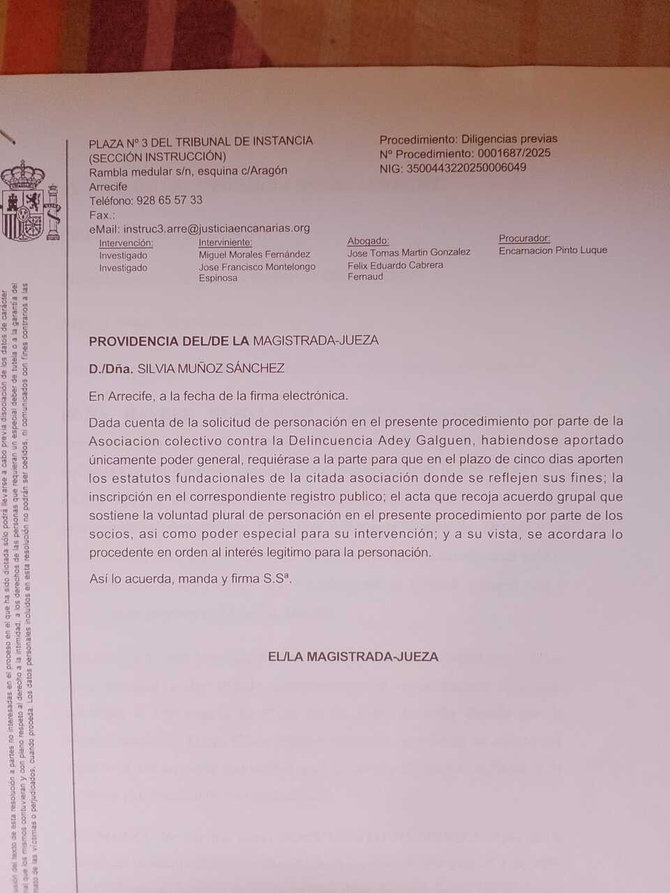 Investigados caso HORMICONSA